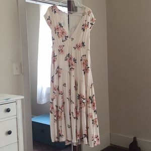 Free people All I Got maxi floral dress size 10.